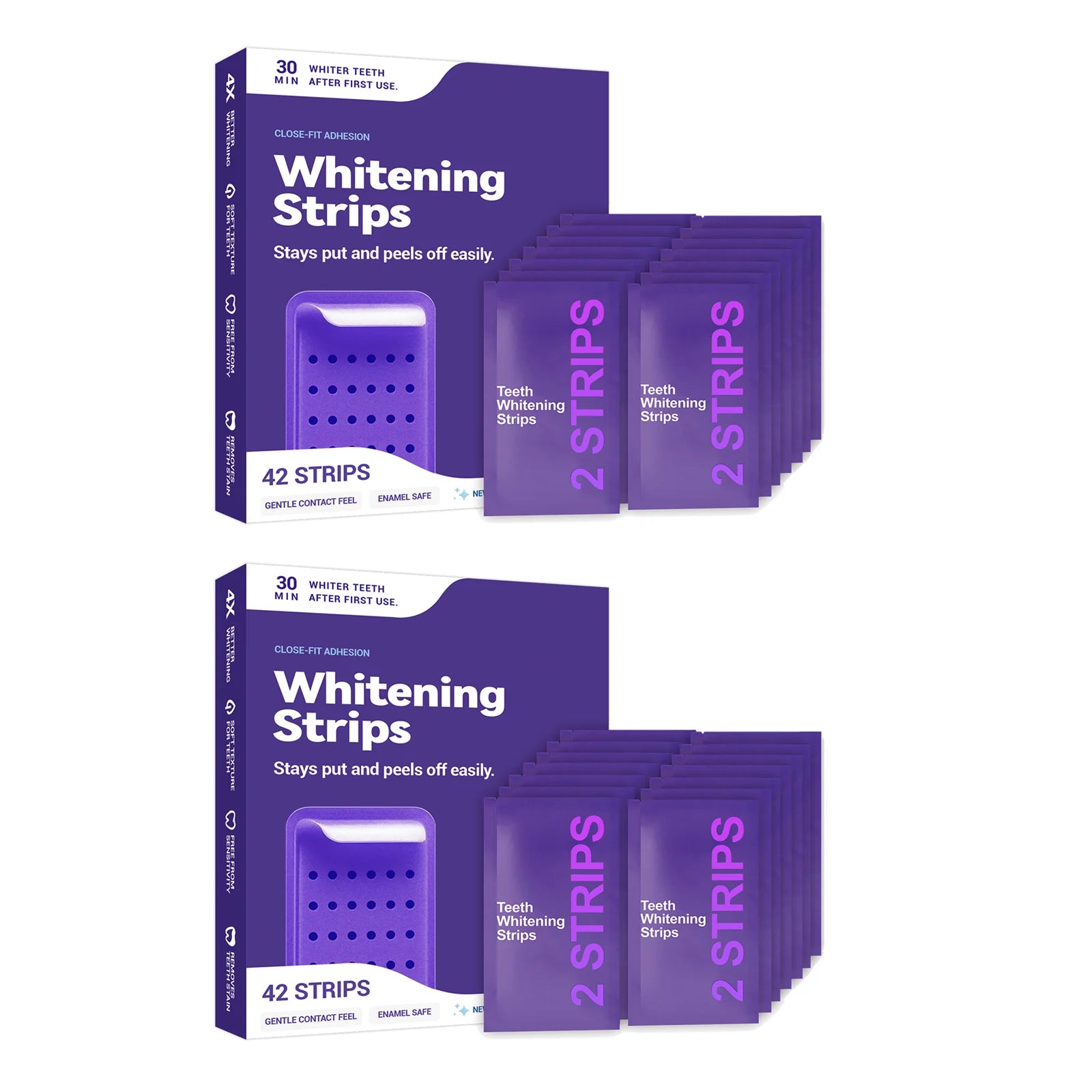 PureStrips — Purple Teeth Whitening Strips