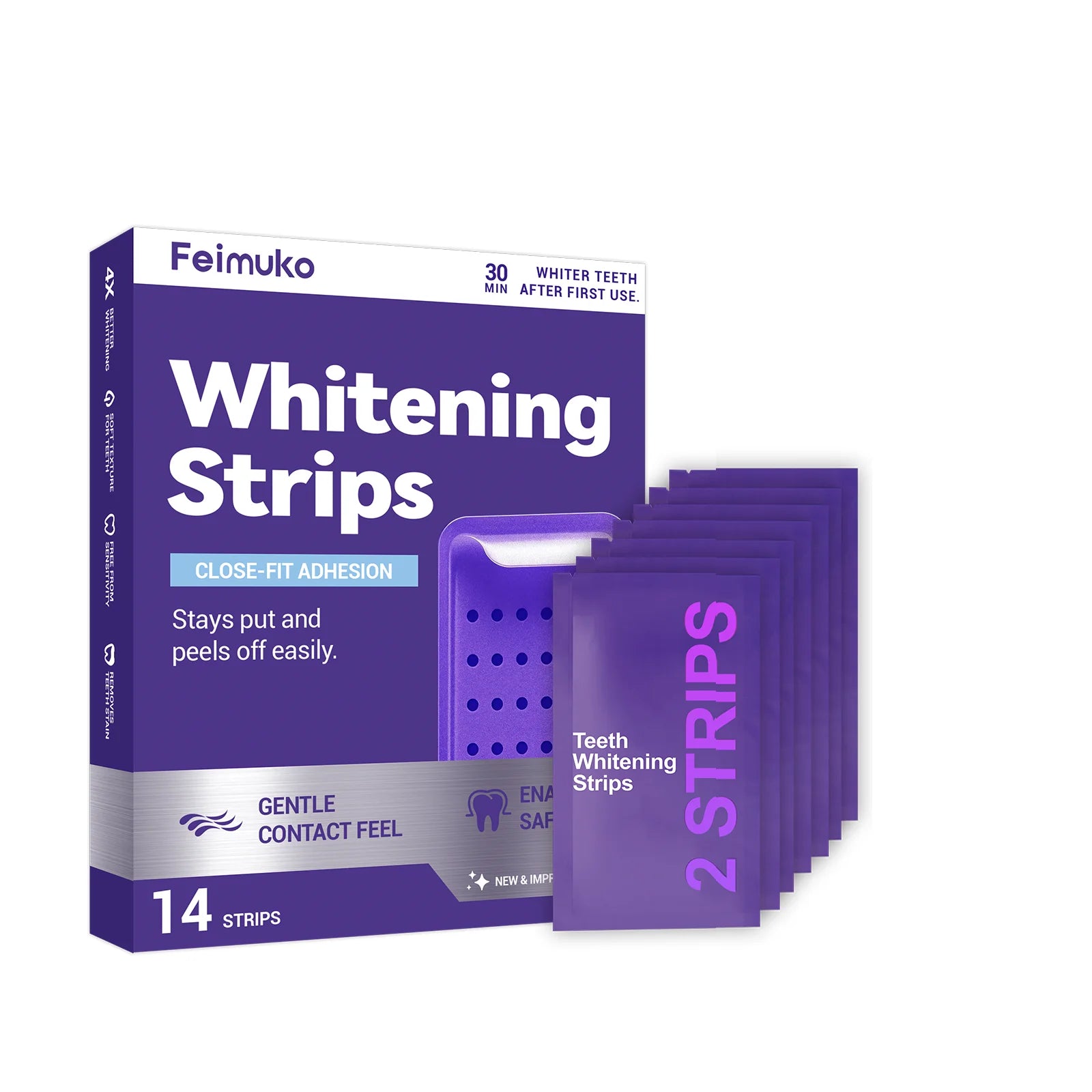 PureStrips — Purple Teeth Whitening Strips